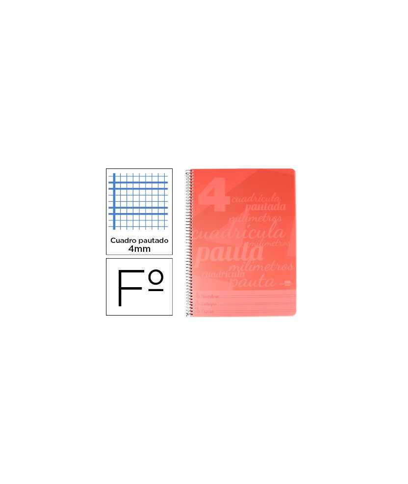 Cuaderno Espiral Liderpapel Folio Pautaguia Tapa Plastico H Gr