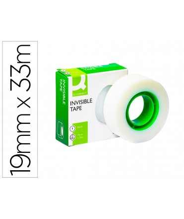 Cinta Adhesiva Q Connect 33 Mt X 19 Mm Invisible