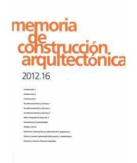 MEMORIA DE CONSTRUCCIÓN ARQUITECTÓNICA 2012.16