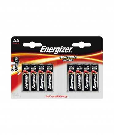 Piles AA Energizer 1,5V, LR06. 8 unitats