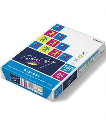 Papel Color Copy, DIN A4, 160 g. 250 hojas.