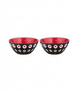 Juego de bols Le Murrine 12 cm negro