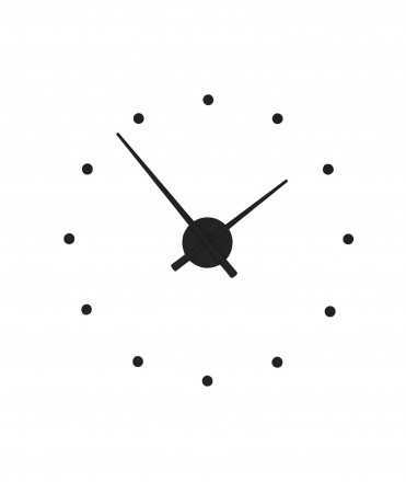 Reloj de pared OJ Mini, Negro