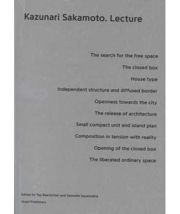 Kazunari Sakamoto: Lecture