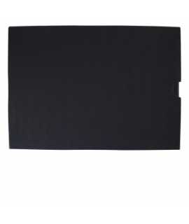 Carpeta amb funda, DIN A3. Llom 7 cm. Mida: 35x47x7 cm. Color negre. 2 anelles quadrades