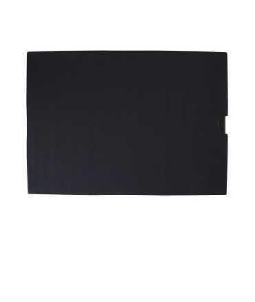 Carpeta amb funda, DIN A3. Llom 7 cm. Mida: 35x47x7 cm. Color negre. 2 anelles quadrades