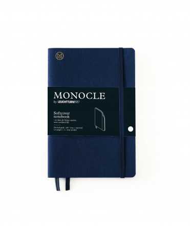 Libreta Monocle B6. Tapa tova azul marino. Acabado puntos