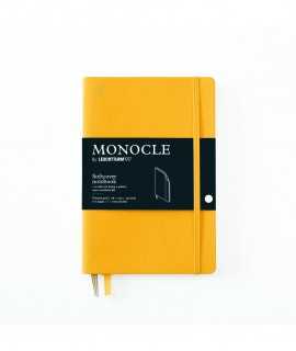 Libreta Monocle B6. Tapa tova amarillo. Acabado puntos