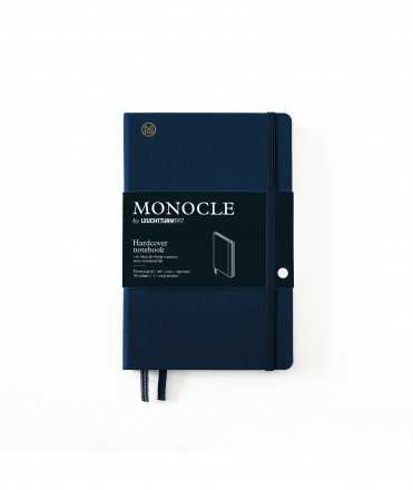 Libreta Monocle B6. Tapa dura azul marino. Acabado puntos