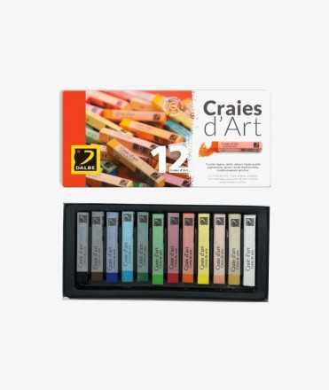 Capsa de 12 Craies d'Art Dalbe 