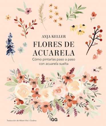 Flores de Acuarela. Como pintarlas paso a paso con acuarela suelta.