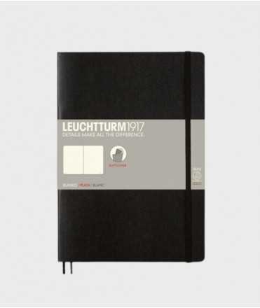 Libreta Composition B5. Tapa blanda negro. Acabado liso