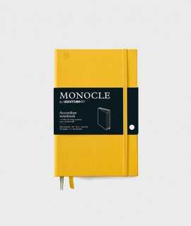 Libreta Monocle Wallet B6. Tapa dura amarillo. Acabado puntos