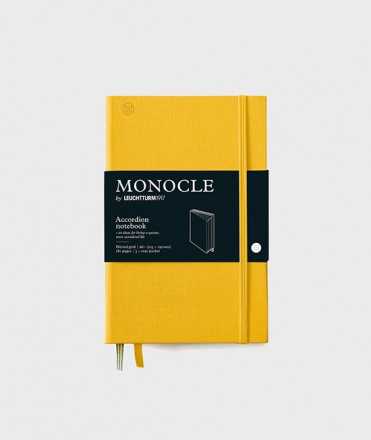 Llibreta Monocle Wallet B6. Tapa dura groc. Acabat punts