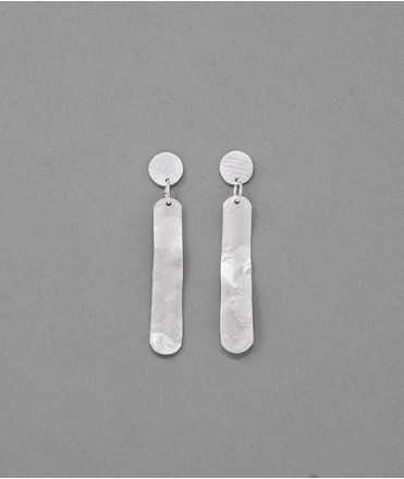 Pendientes Mintaka, plata