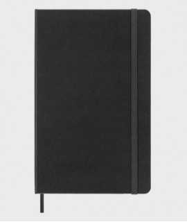 Cuaderno Classic Moleskine L. Puntos. Tapa dura. Negro