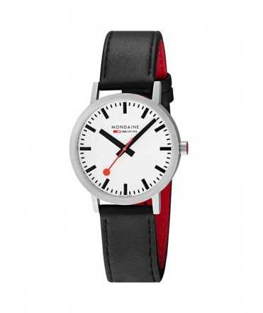 Rellotge Mondaine SBB Classic, 40 mm. Pell vegana 