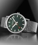 Reloj Mondaine SBB Classic, 40 mm. Malla. Verde