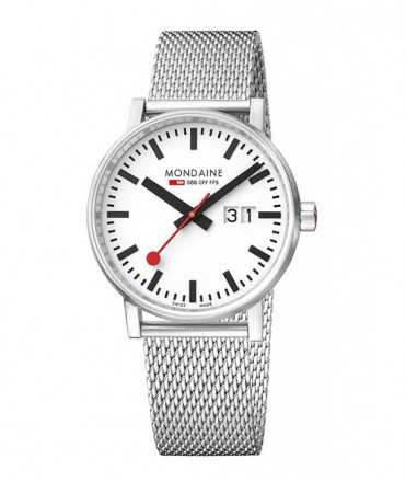 Reloj Mondaine SBB Evo2, 40 mm. Malla