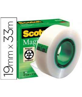 Cinta adhesiva scotch-magic invisible 33 mt x 19 mm