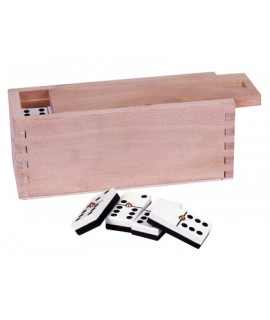 Domino senior caja madera tama ño de la ficha 22x44mm