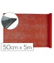 Tejido sin tejer liderpapel terileno 25 g/m2 rollo de 5 mt rojo