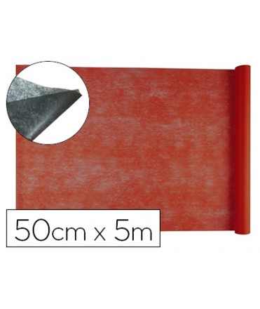 Tejido sin tejer liderpapel terileno 25 g/m2 rollo de 5 mt rojo