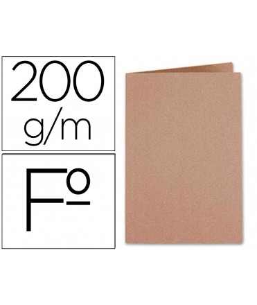 Subcarpeta liderpapel folio kraft 200g/m2