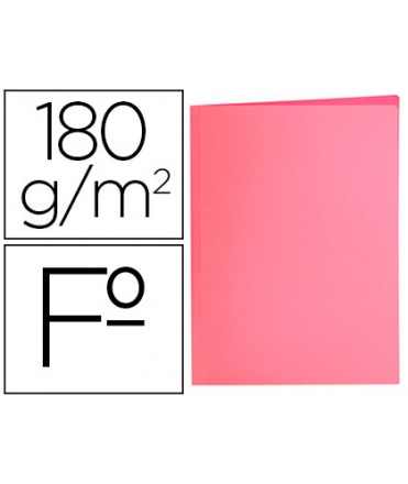 Subcarpeta liderpapel folio rosa pastel 180g/m2