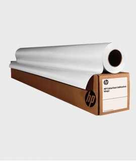 Rollo de vinilo adhesivo mate HP Colorfast, 328 g. Medidas: 1372mm x12m.