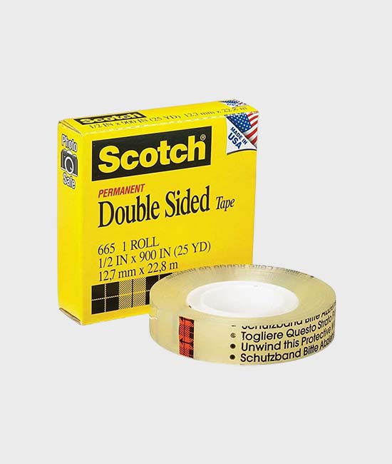 Cinta Scotch® Doble Cara, en Caja, 12.7 mm x 22.8 mm