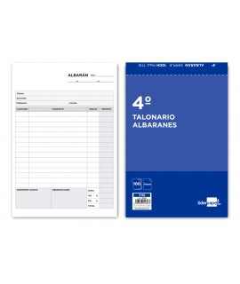 Talonario liderpapel albaran cuarto original t115