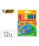 Lapices cera plastidecor caja de 12 colores surtidos