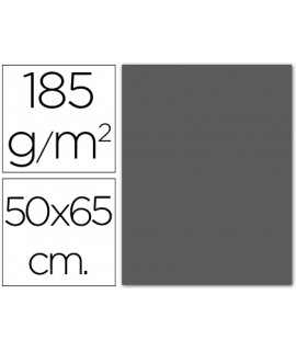 Cartulina guarro gris plomo 50x65 cm 185 gr