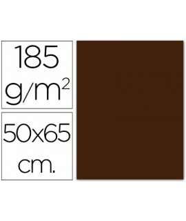 Cartulina guarro marron chocolate 50x65 cm 185 gr