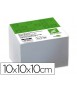 Taco papel liderpapel encolado 100x100x100 mm blanco 80 gr