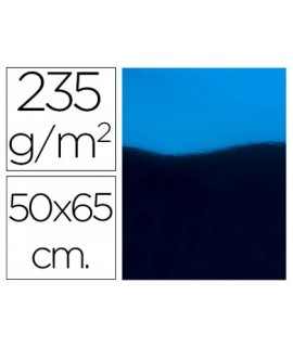 Cartulina liderpapel 50x65 cm 235g/m2 metalizada azul