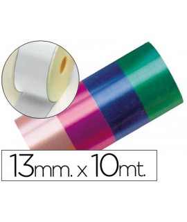 Cinta fantasia 10 mt x 13 mm blanco