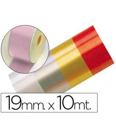 Cinta fantasia 10 mt x 19 mm rosa