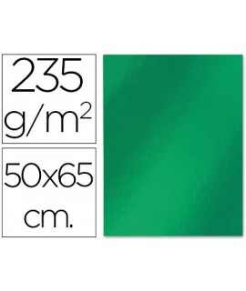 Cartulina liderpapel 50x65 cm 235g/m2 metalizada verde