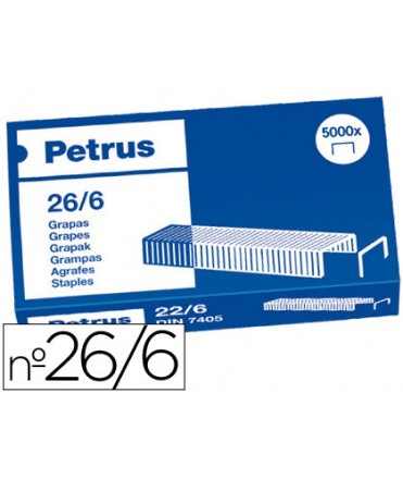 Grapas petrus nº 26/6 caja de 5000 unidades