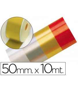 Cinta fantasia 10 mt x 50 mm oro