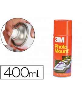 Pegamento 3m spray photo mount adhesivo permanente bote de 400 ml