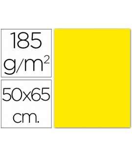 Cartulina guarro amarillo canario 50x65 cm 185 gr