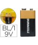 Pila duracell alcalina plus 9v blister con 1 unidad