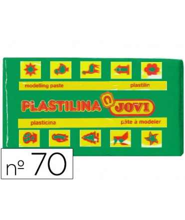 Plastilina jovi 70 verde claro unidad tamaño pequeño