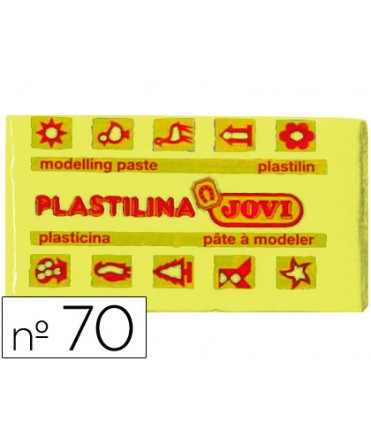 Plastilina jovi 70 amarillo claro unidad tamaño pequeño