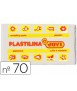 Plastilina jovi 70 blanca unidad tamaño pequeño