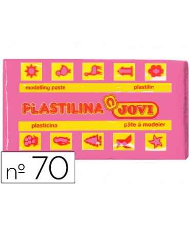 Plastilina jovi 70 rosa unidad tamaño pequeño