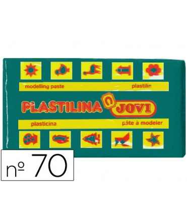 Plastilina jovi 70 verde oscuro unidad tamaño pequeño